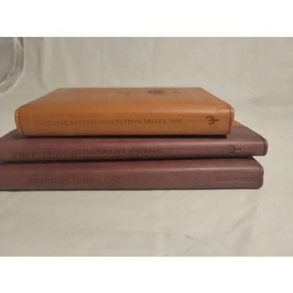 The Purpose Driven Life Book Daily Inspiration Journal Keepsake Edition Lot of 3